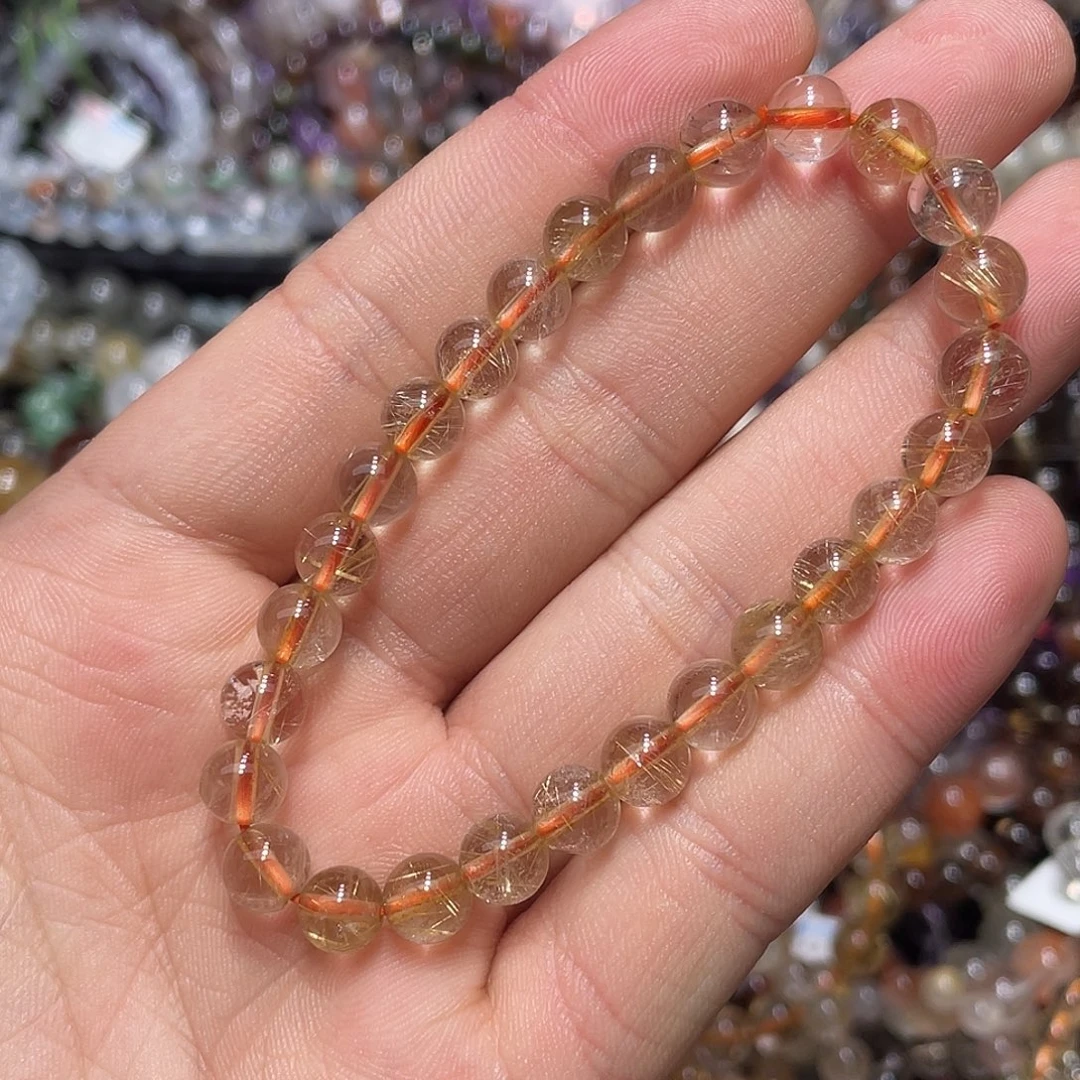 水晶未镶嵌手链金发晶