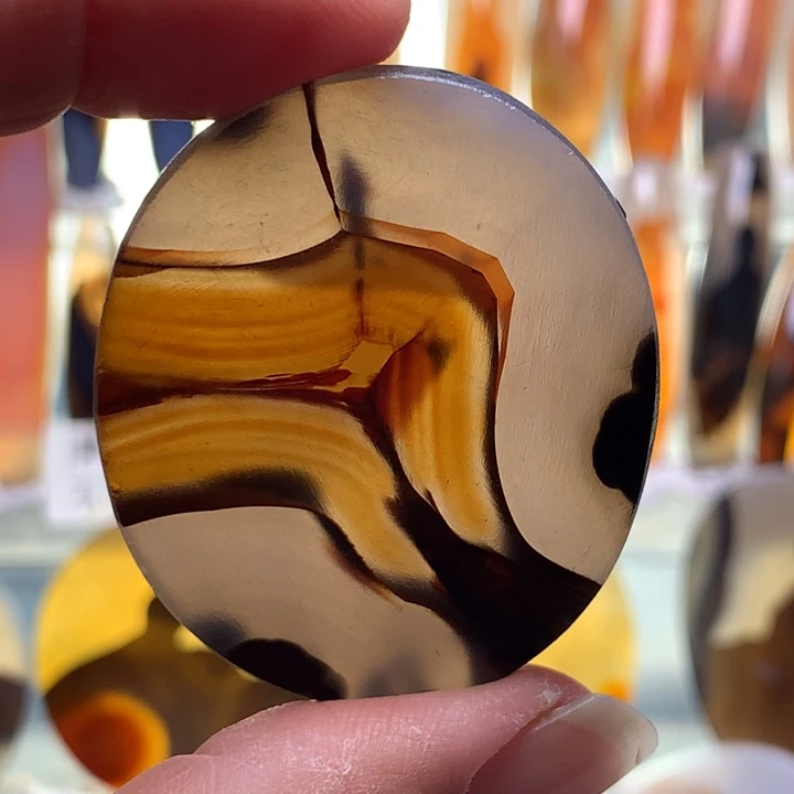 合金玛瑙/玉髓珠宝半成品65