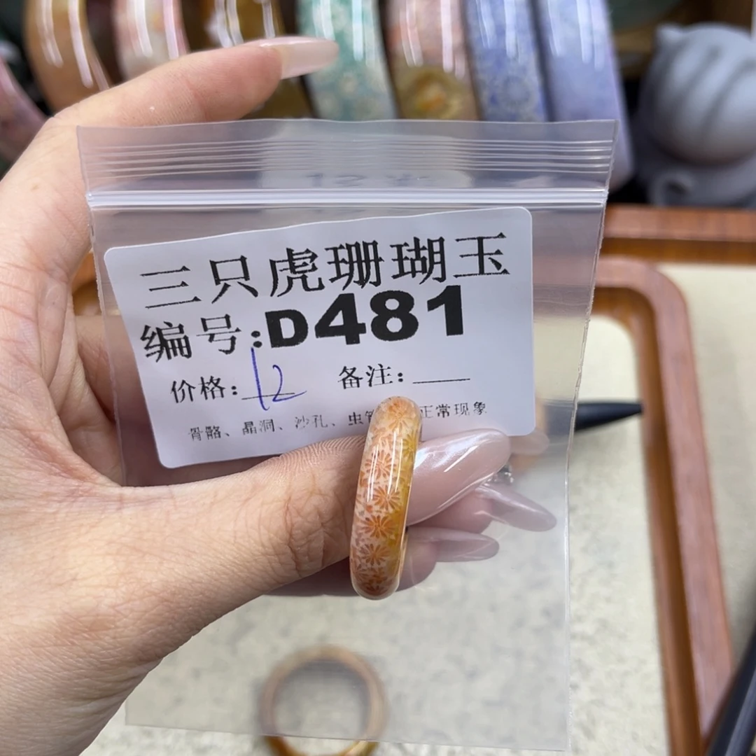 牛***达硅化珊瑚（珊瑚玉）未镶嵌h