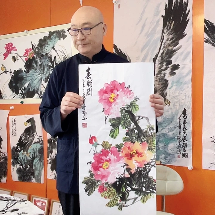 国画张圣敏先生纯手绘作品
