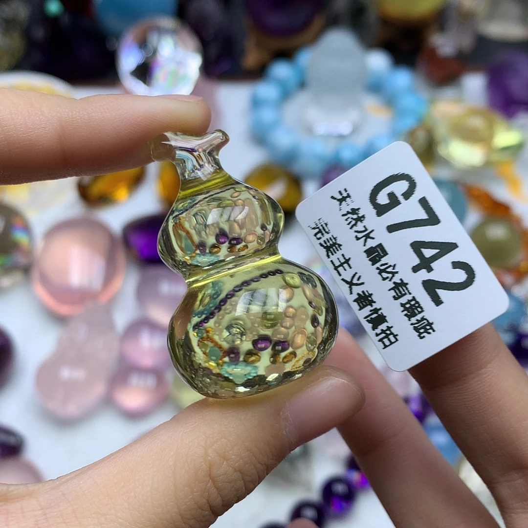 ****黛水晶未镶嵌珠宝半成品摆件