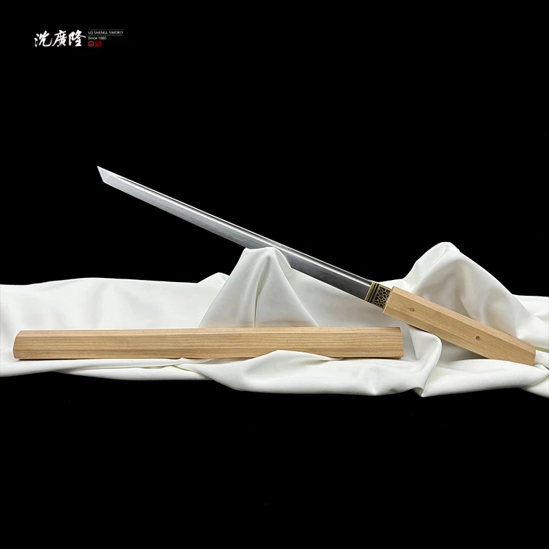 龙泉沈广隆-素刀 t10烧刃 唐横刀 宝剑 未开刃