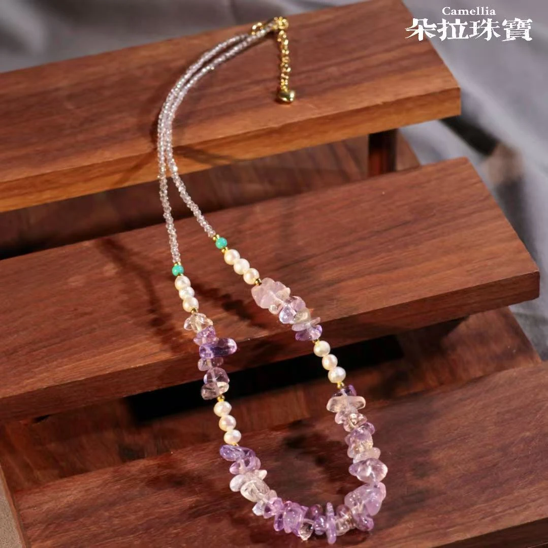 人间山茶 3128 紫水晶项链 多样性发其一