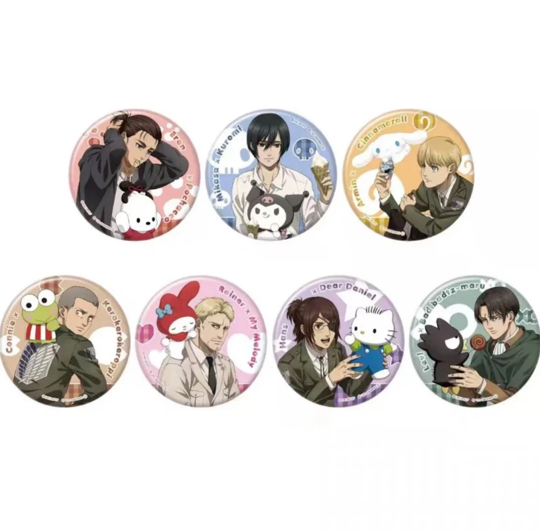 【拆包日谷】《进击的巨人》三丽鸥联名吧唧盲盒（代拆）