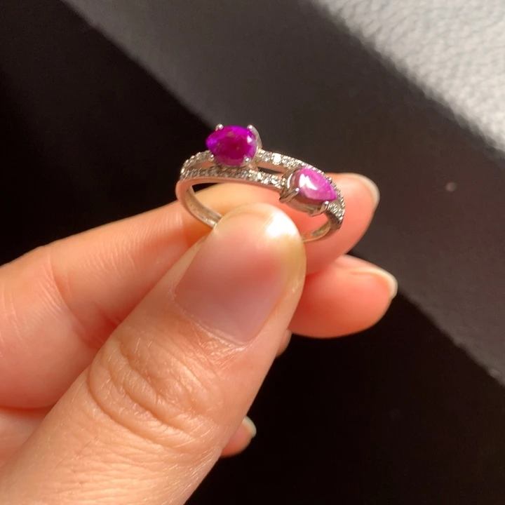 苏纪石（舒俱来）戒指银S925镶嵌