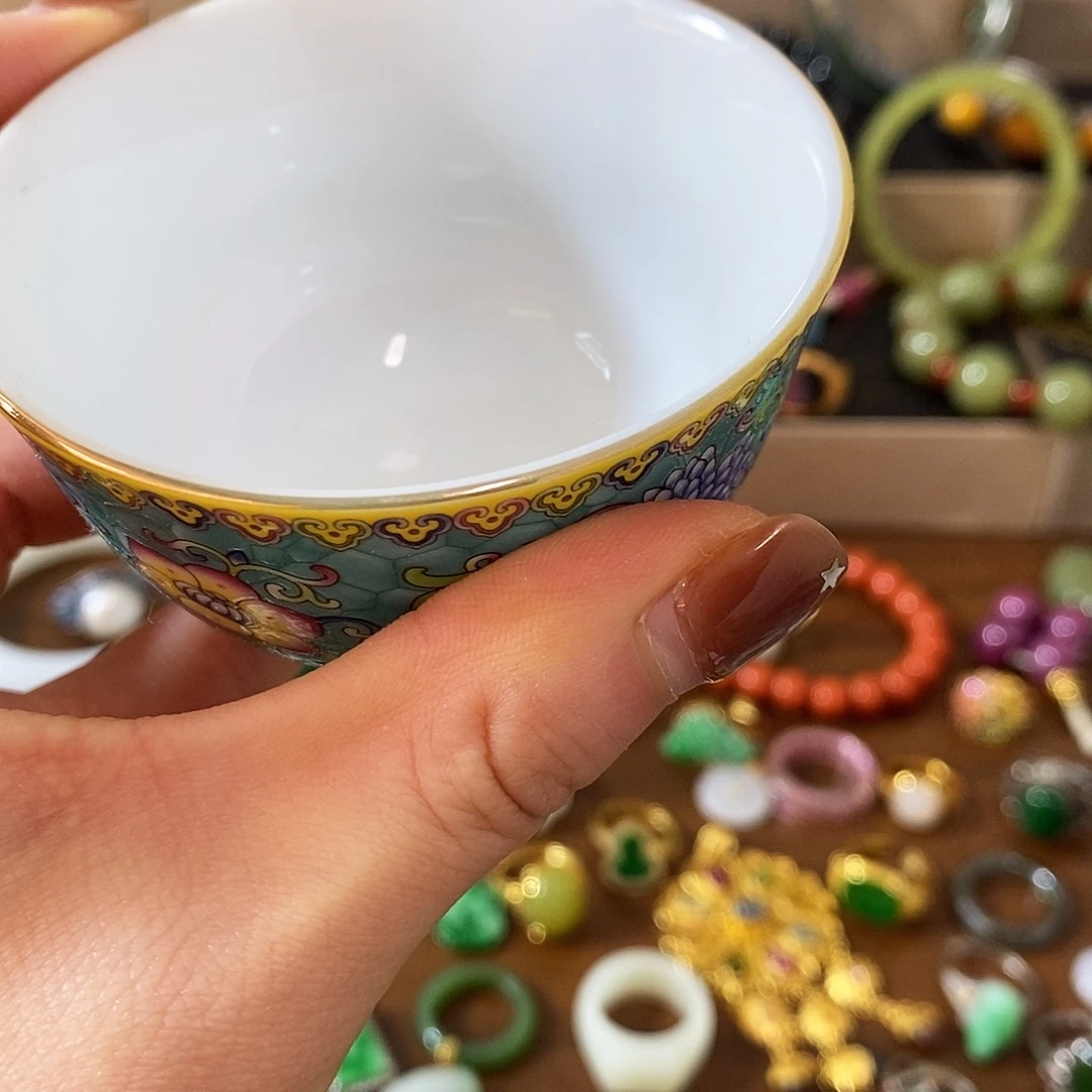 朱***姐杯瓷器杯子漂亮漂亮