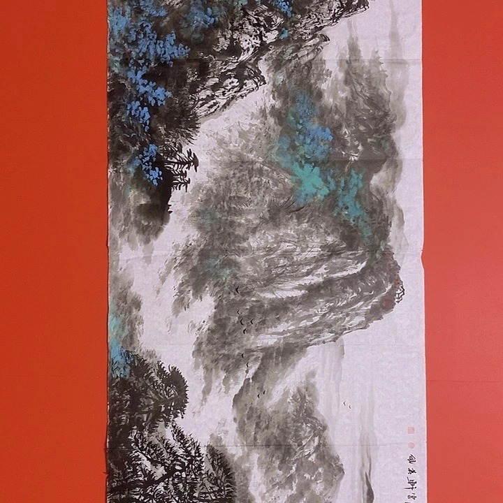 国画山水花鸟字画书画国画