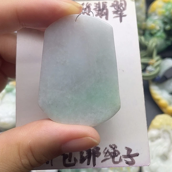 颈饰未镶嵌翡翠天然翡翠