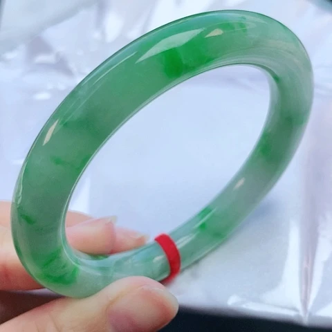 未镶嵌手镯翡翠54圆条882868