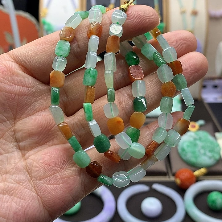 项链未镶嵌翡翠翡翠项链