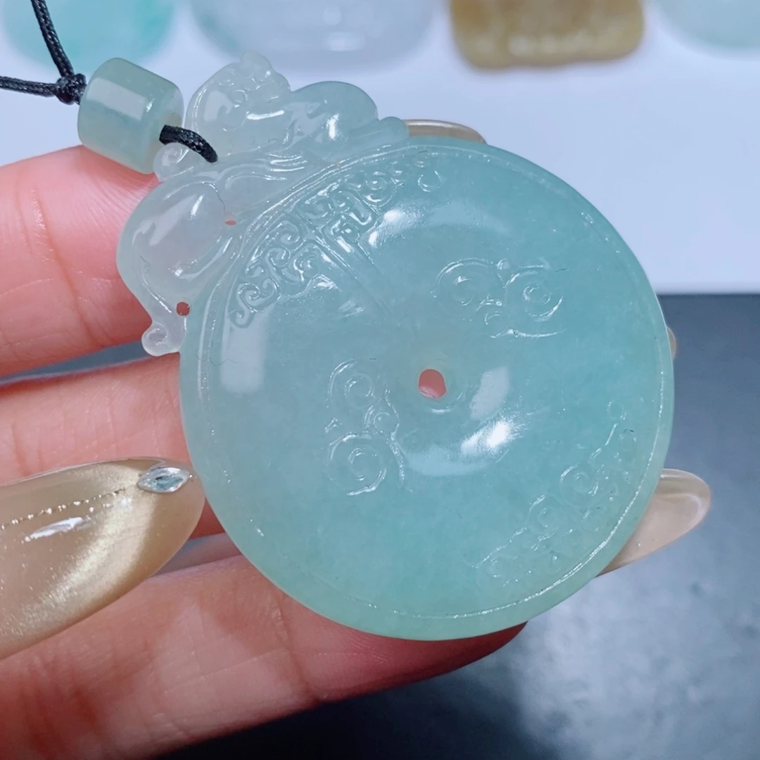 定制翡翠未镶嵌毛货翡翠挂件