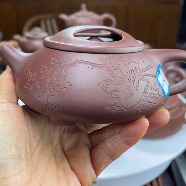 紫砂茶宠紫砂花茶