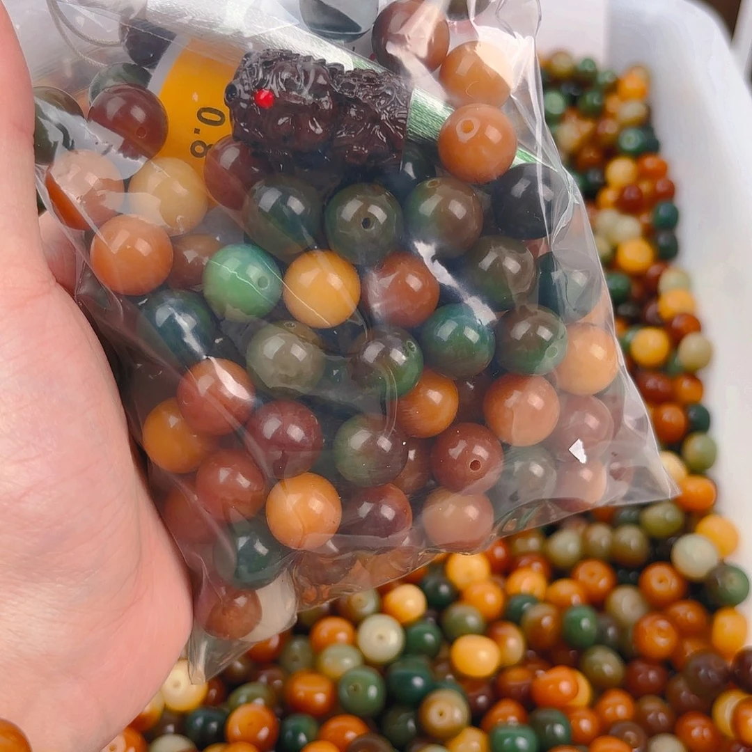 逃***主吊坠菩提根/象牙果敦煌圆珠散珠100颗