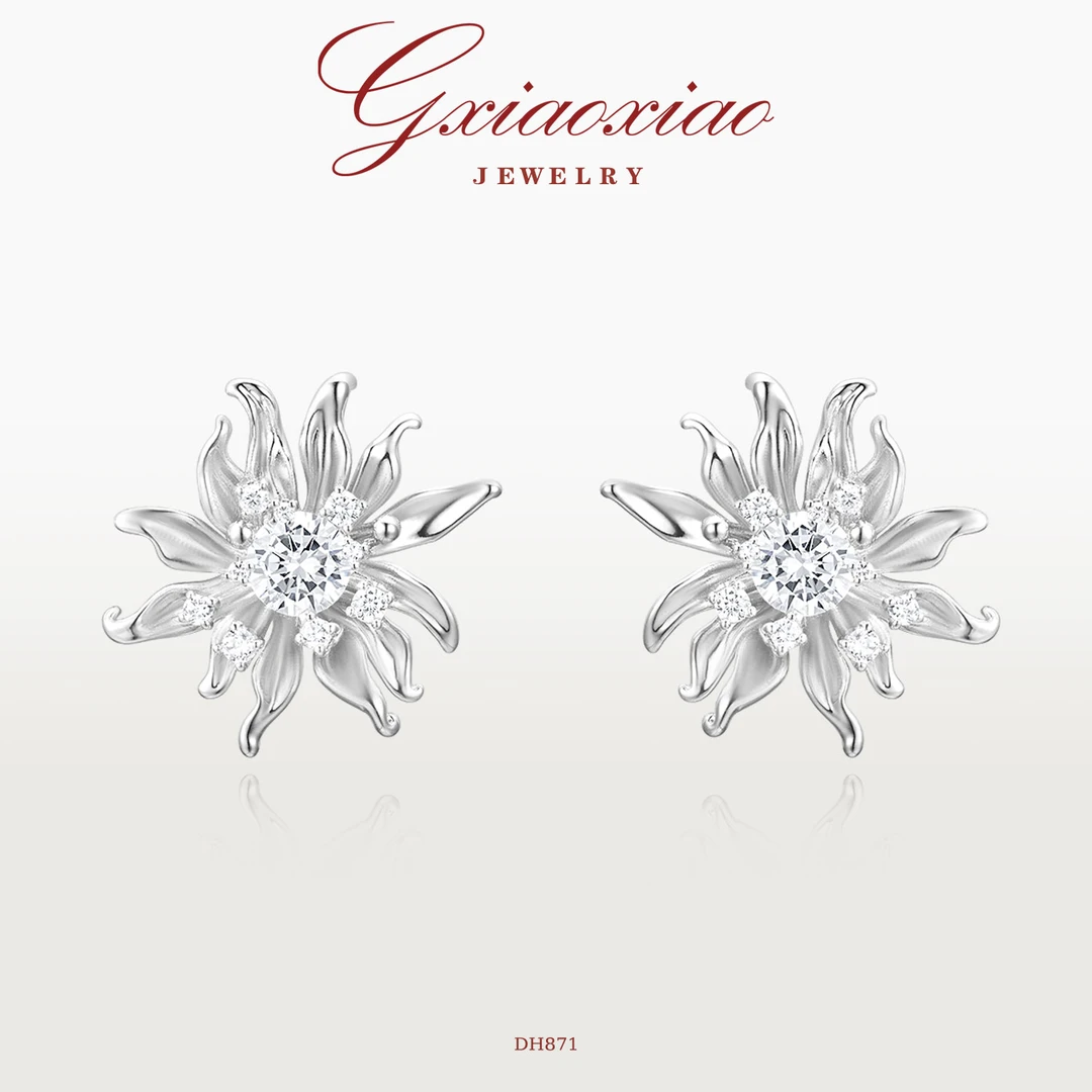 G XIAOXIAO 镀K金 【灵曜绮蕊系列】轻奢复古高级感耳环 DH871