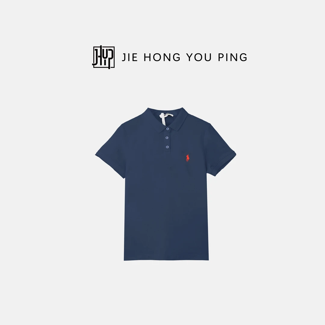 2025新款小马标刺绣翻领POLO衫男短袖T恤衫25105