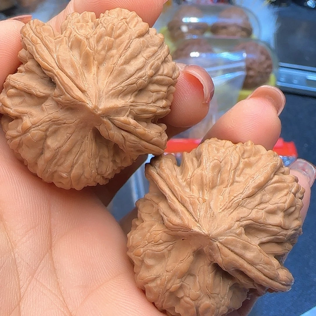 清***術吊坠文玩核桃39➕宝莲灯