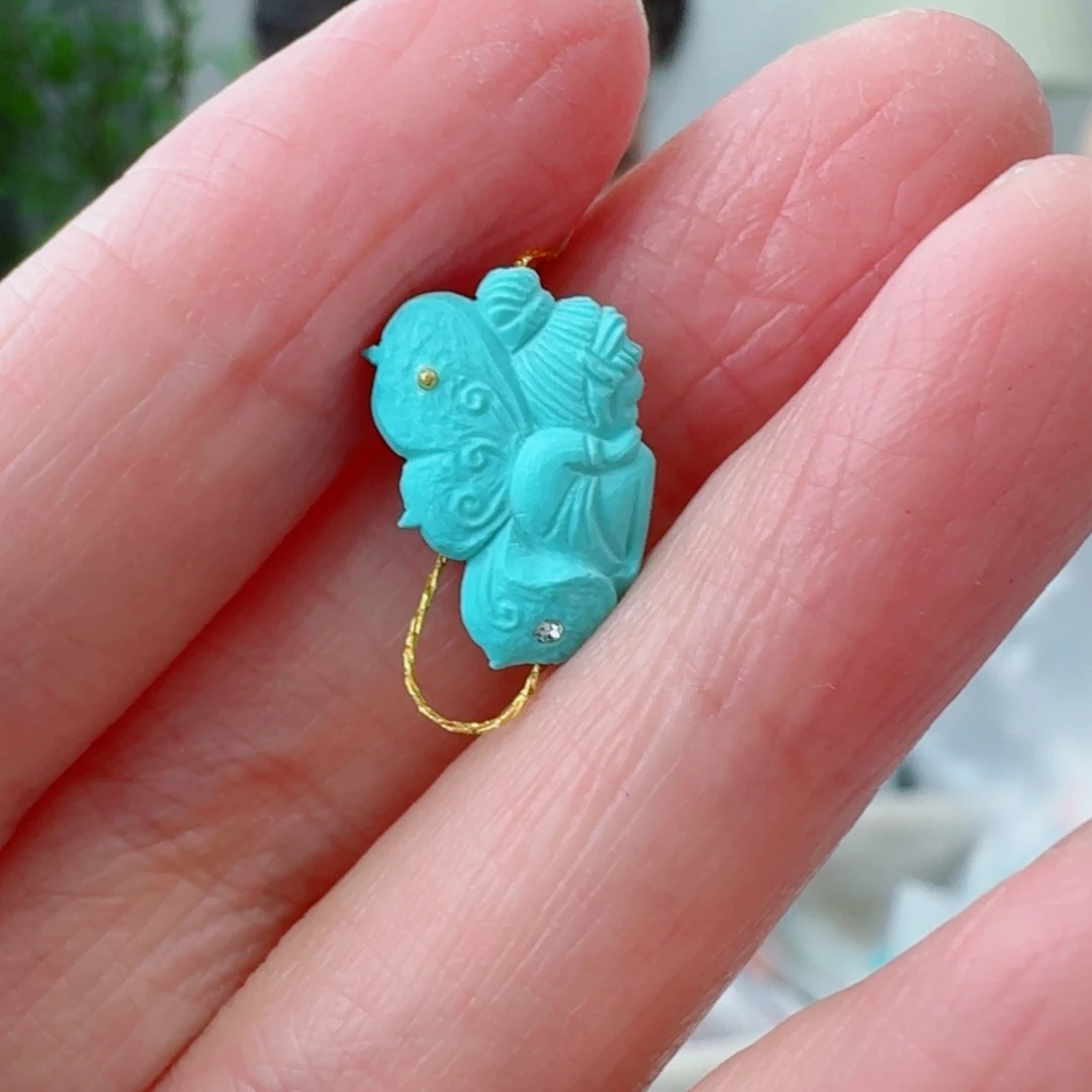 未镶嵌绿松石珠宝奇石