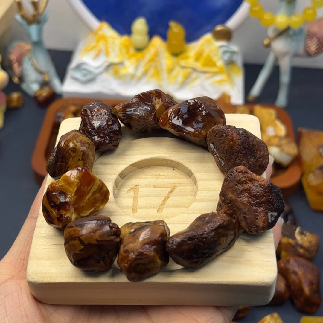 定制琥珀未镶嵌蜜蜡定制