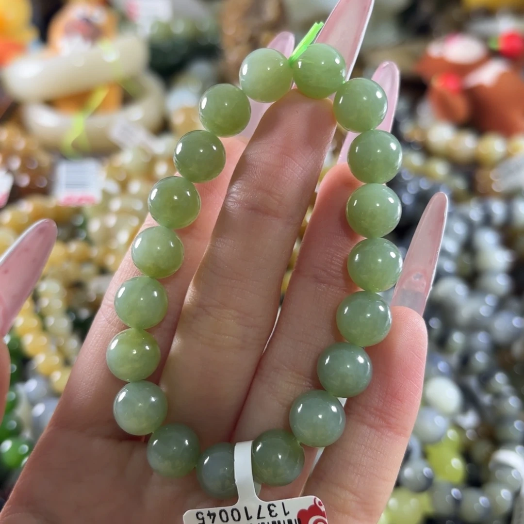 和田玉未镶嵌手链52