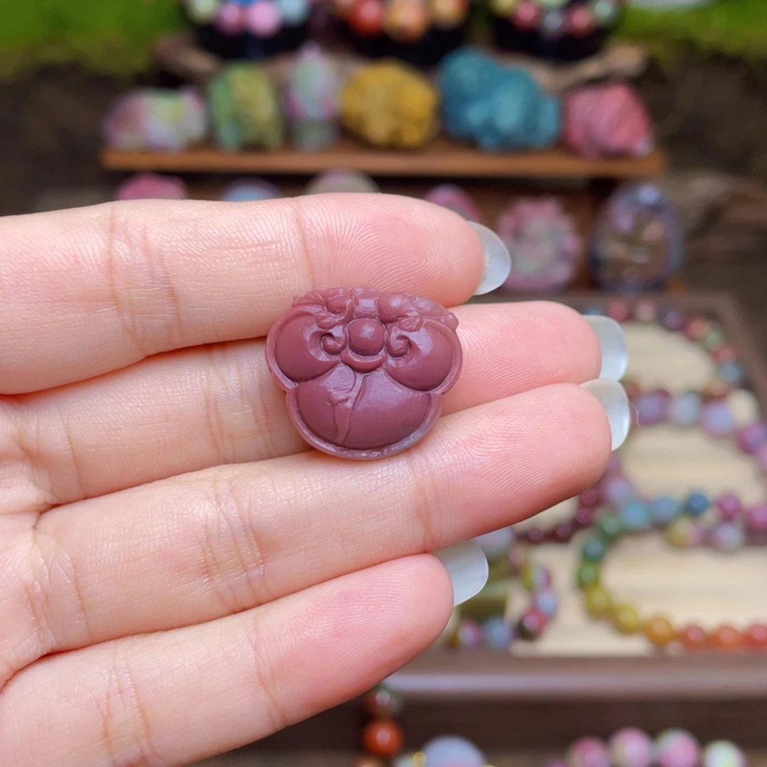 玛瑙/玉髓未镶嵌珠宝半成品盐源玛瑙如意