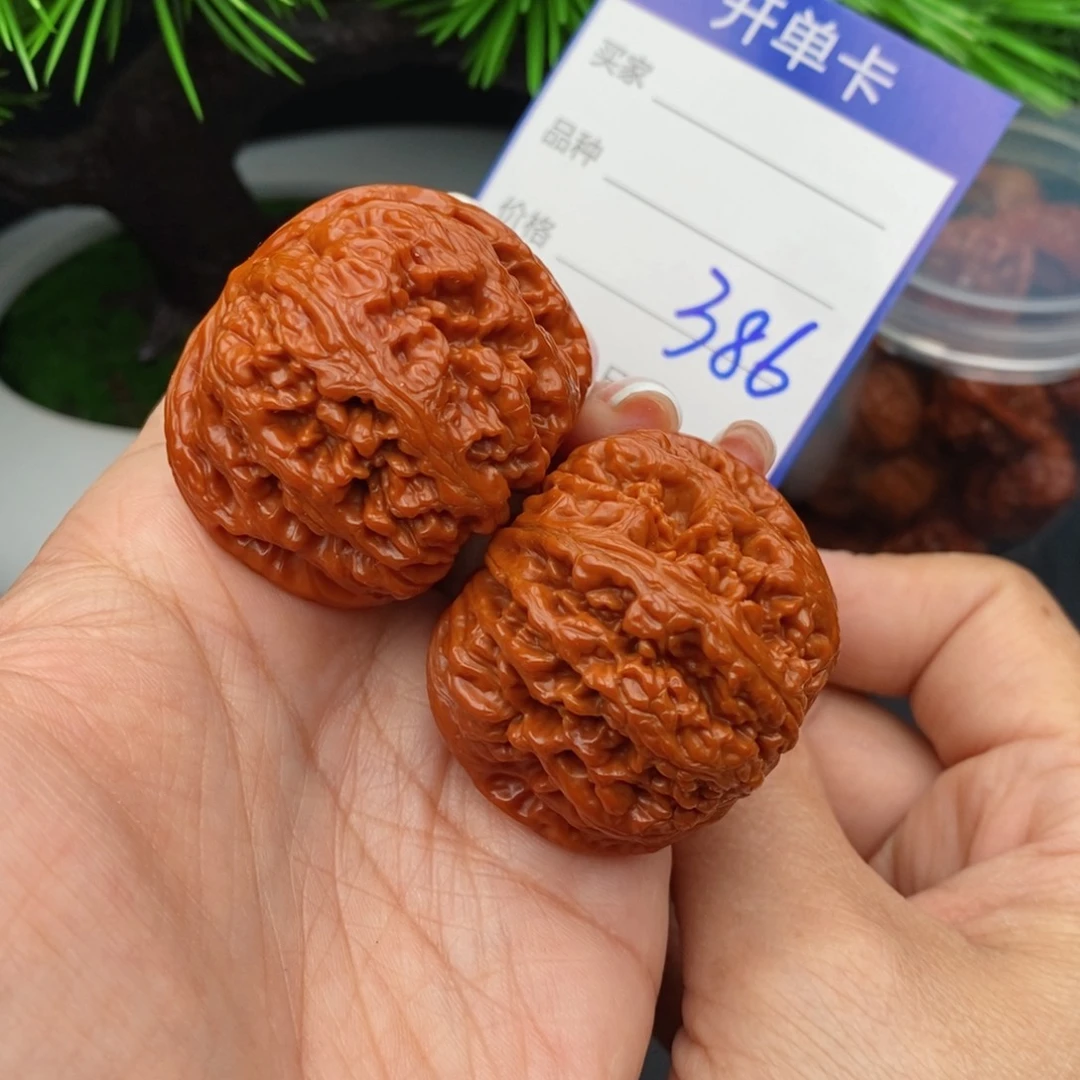 文玩核桃把件42粗筋386