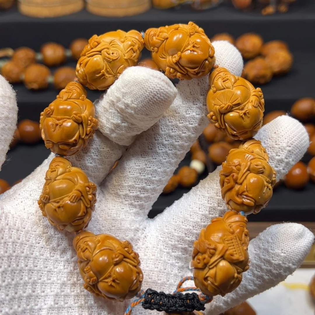 手串/手链橄榄核2.2龙椅文财神