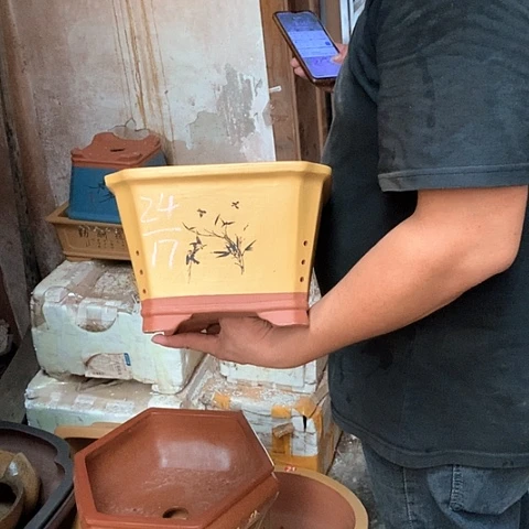 花盆紫砂手工艺品