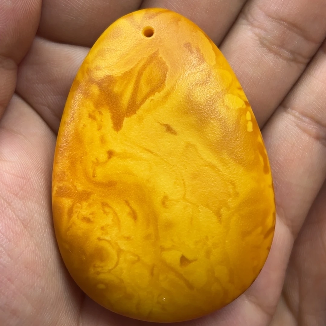 蜜蜡未镶嵌吊坠(不含链)