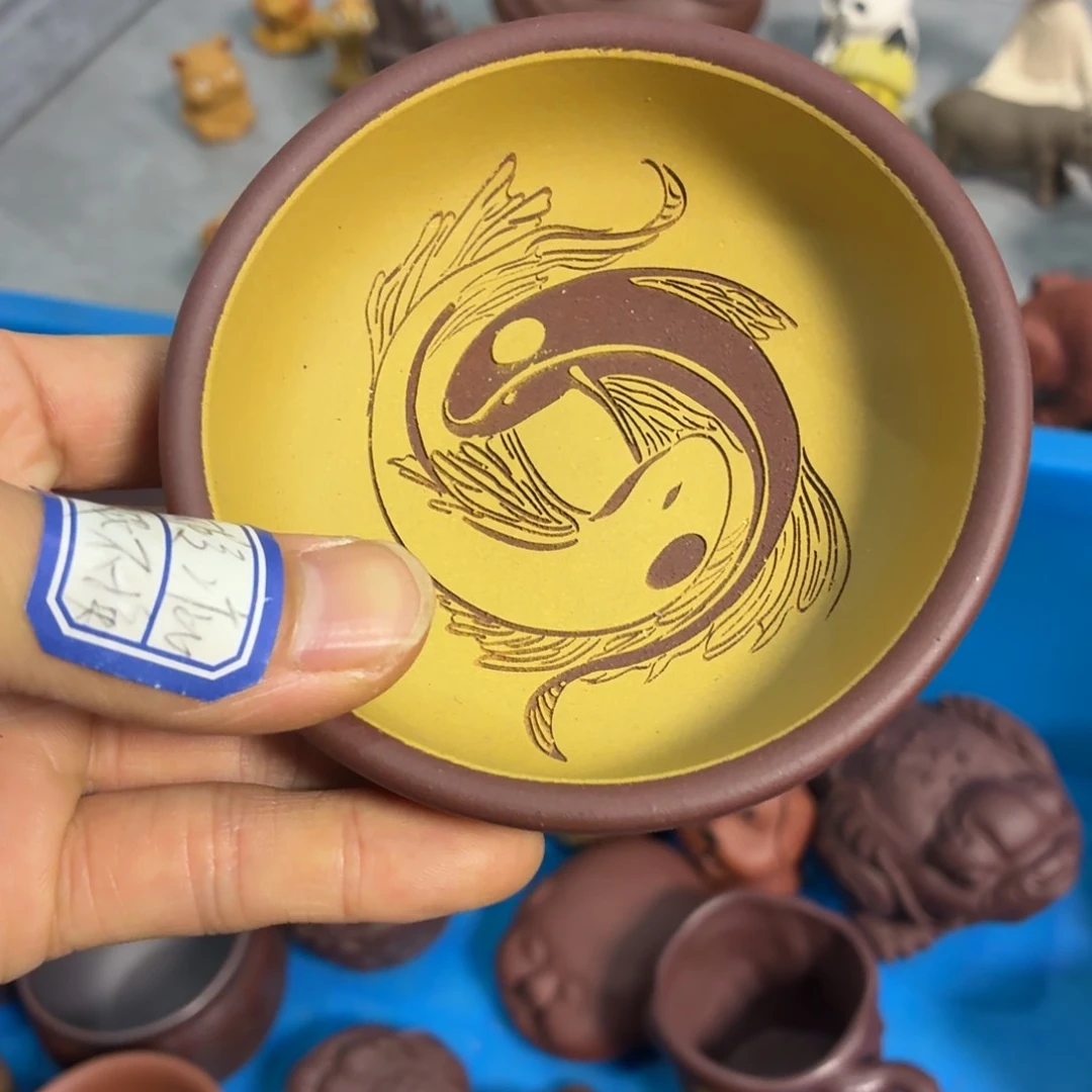 茶杯紫砂瑕疵不退不换介意勿拍