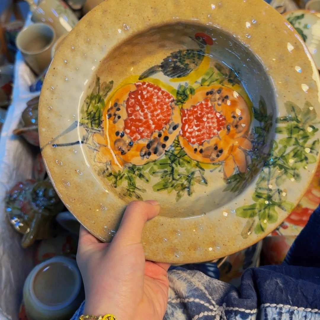 瓷片景德镇陶瓷手工手绘