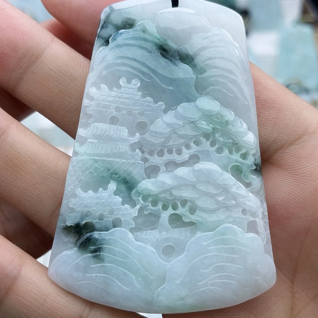 颈饰未镶嵌翡翠翡翠