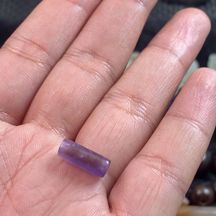 紫晶颈饰未镶嵌小***师