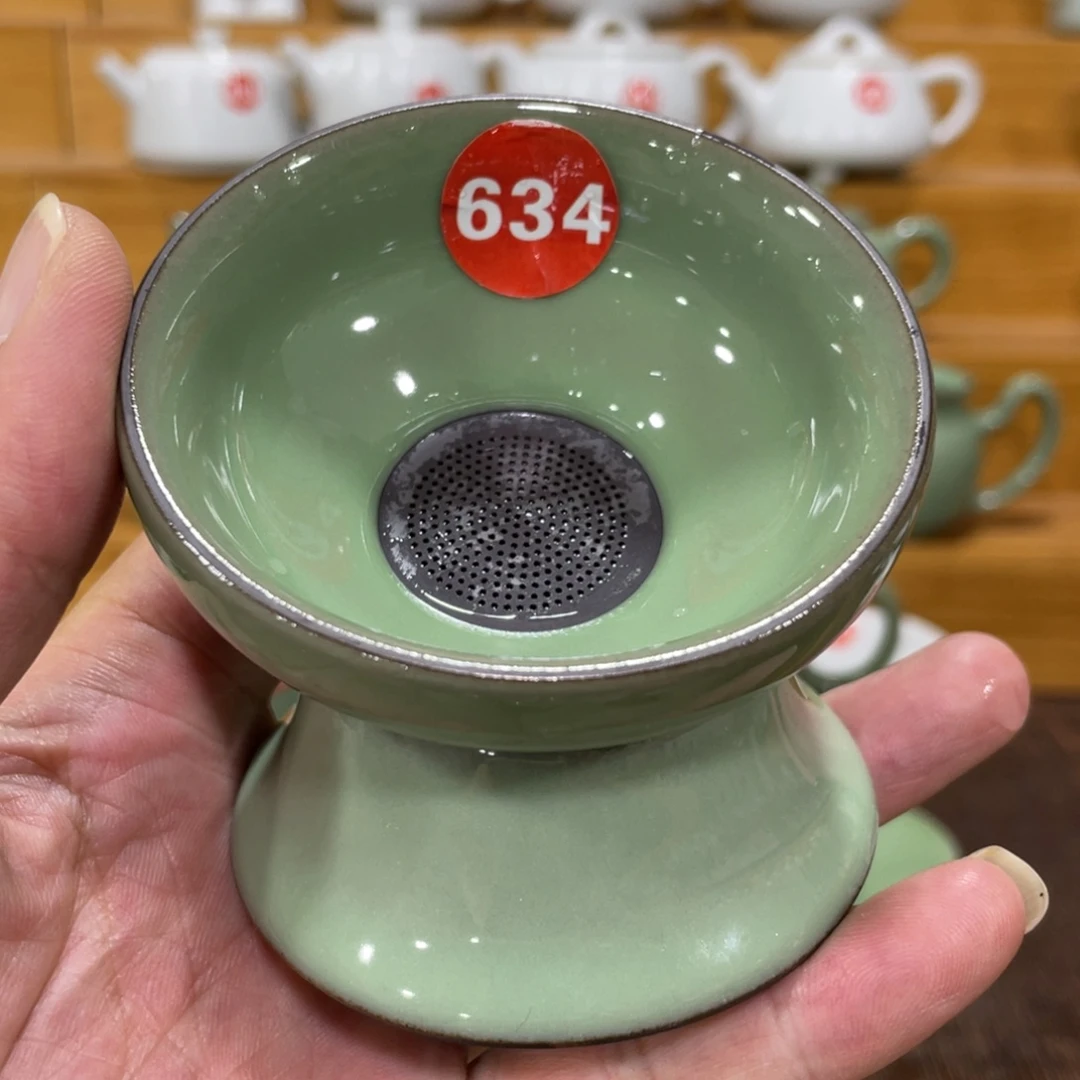 微瑕陶瓷茶壶茶杯家用
