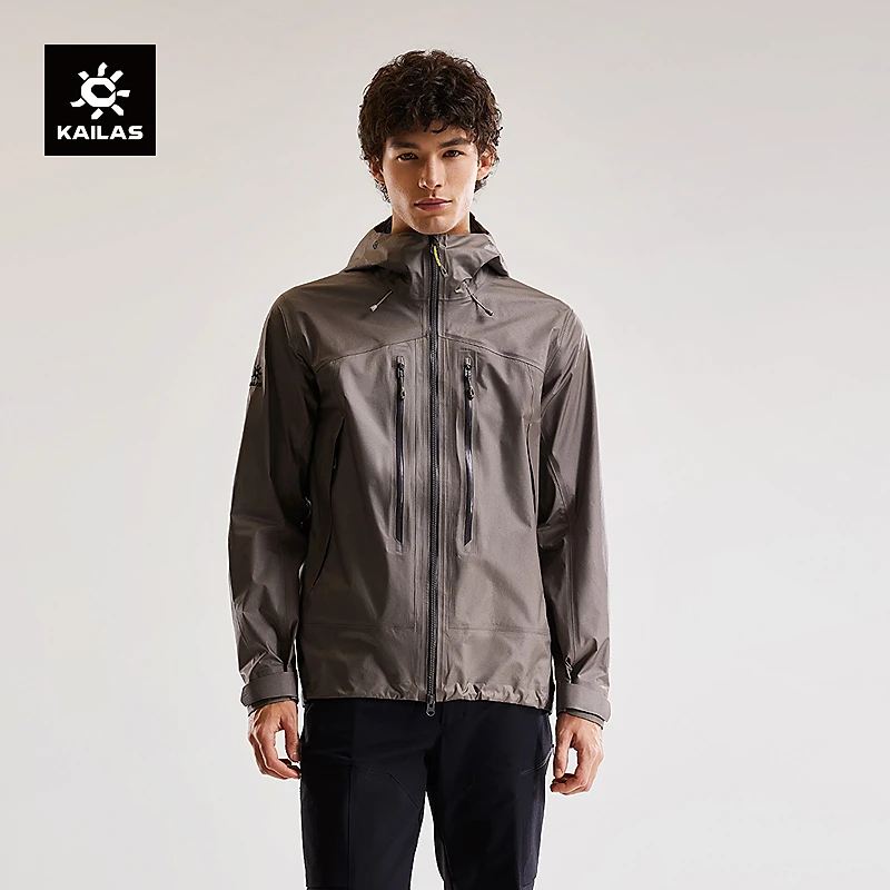 KAILAS凯乐石央莫龙冲锋衣FLT 3L耐磨防风防水外套男 KG2441127