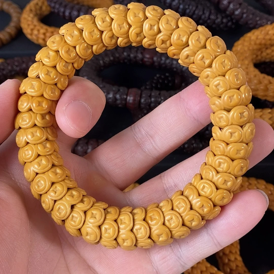 猴头核桃手串猴头钱币16+