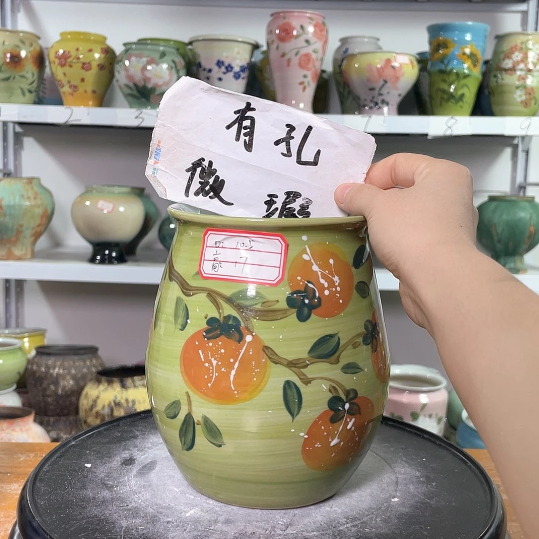 景德镇陶瓷花盆花器暇256
