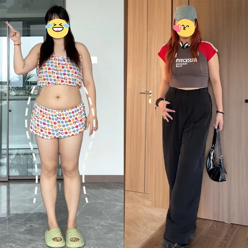 2025年新款高级感垂感西装裤子女大码胖mm显瘦梨型身材阔腿裤