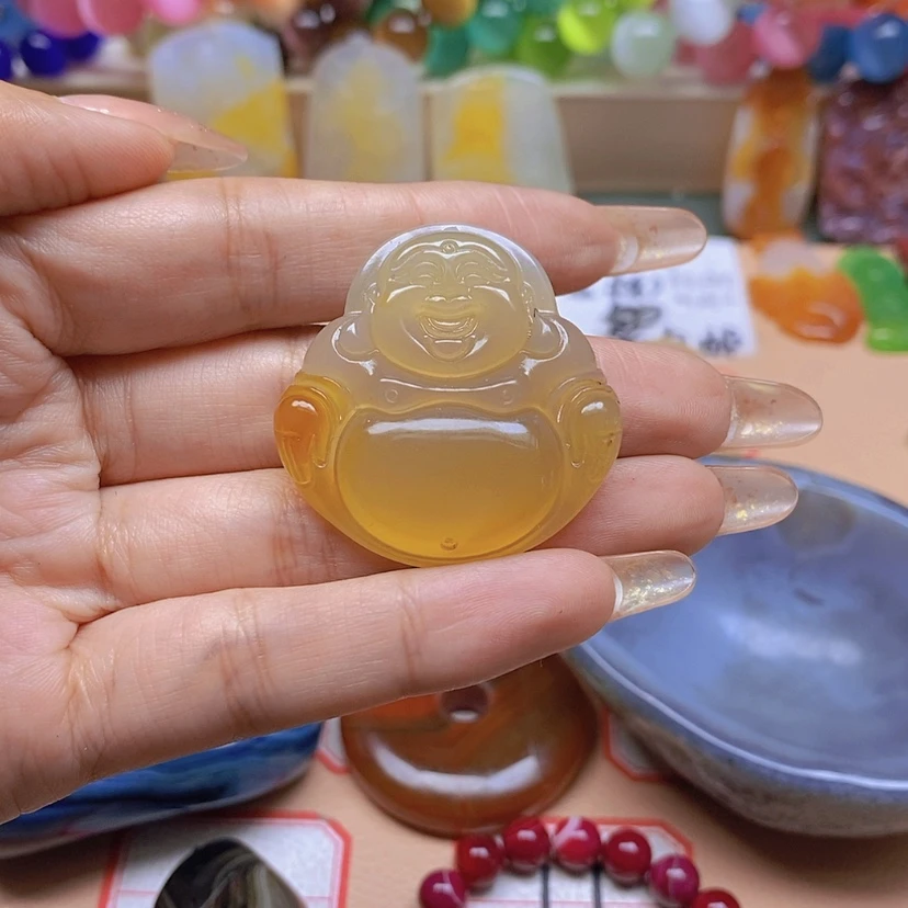 【闪购商品】玛瑙/玉髓颈饰未镶嵌涅****对