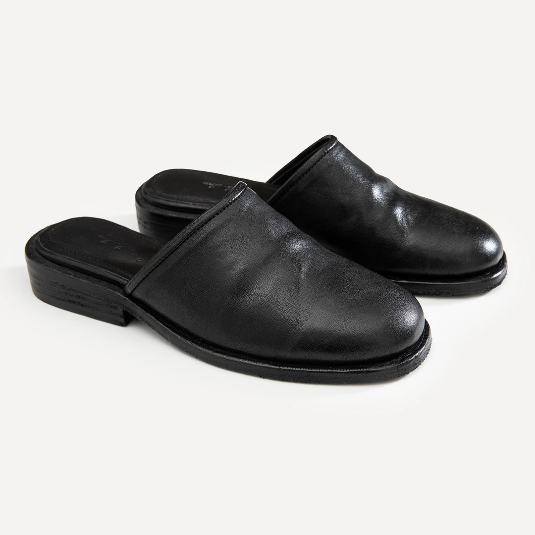 【预售】慵懒时髦拖高级感皮拖一脚蹬5NXZ054