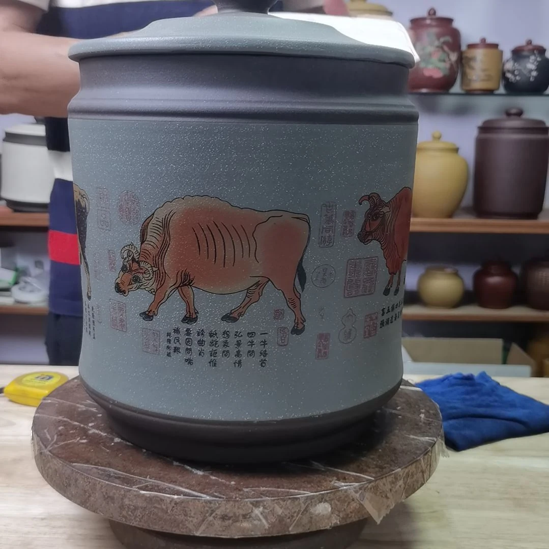 紫砂茶叶罐正品7721