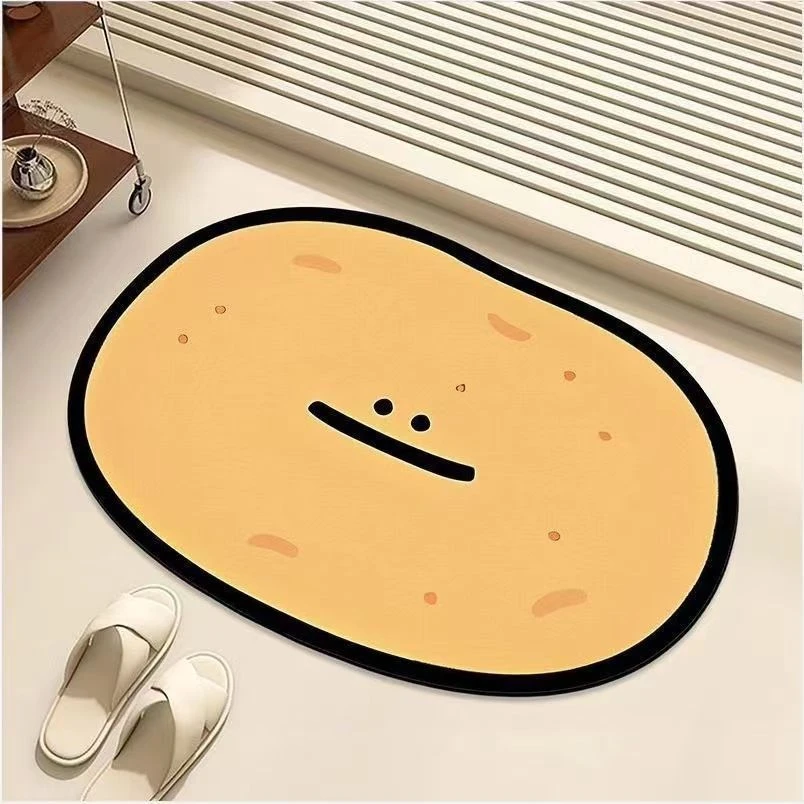 ININHOME硅藻泥卫生间地垫浴室吸水防滑脚垫家用入户耐脏地毯DS