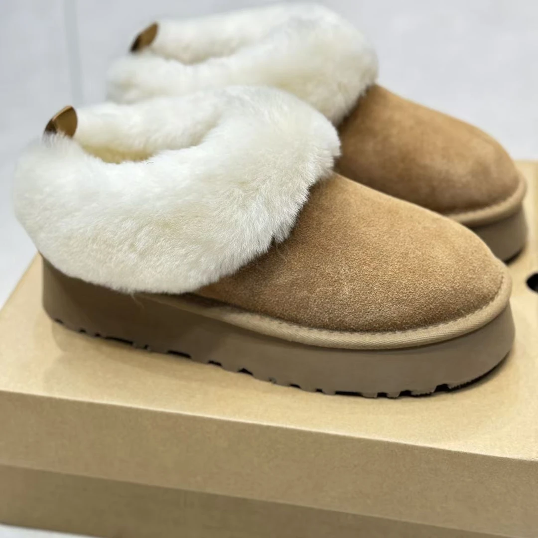 HNXC【雪地靴】皮毛一体雪地靴