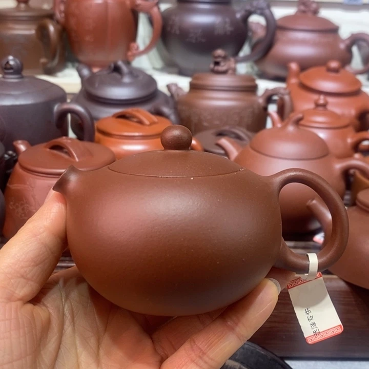 紫砂茶壶微瑕处理一把