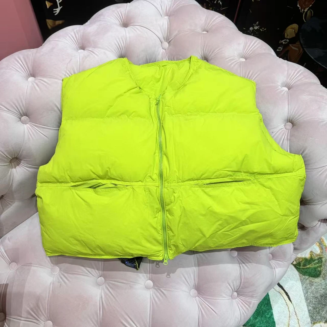 039棉马甲608211背心女秋冬新款宽松加厚保暖无袖马夹外套上衣