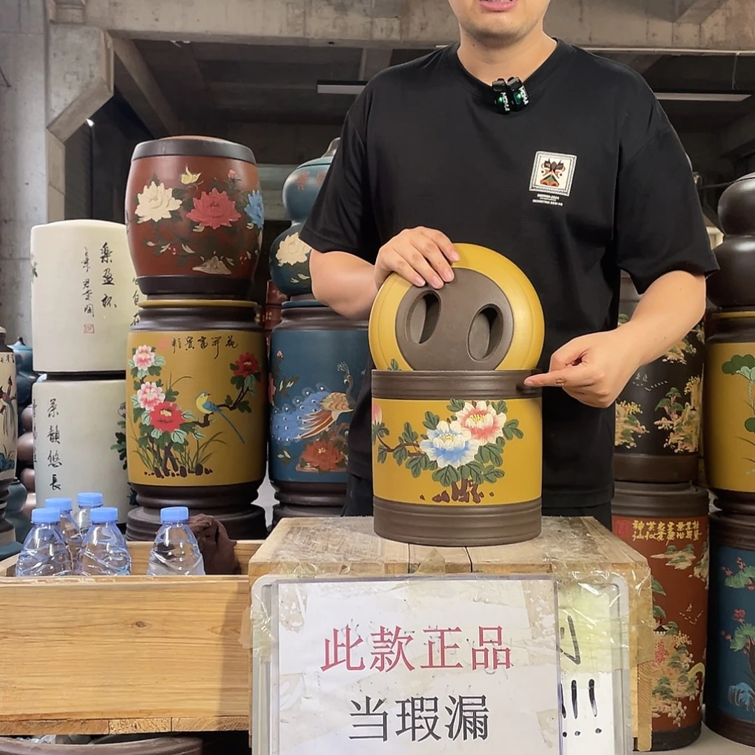 宜兴原矿紫砂茶叶罐
