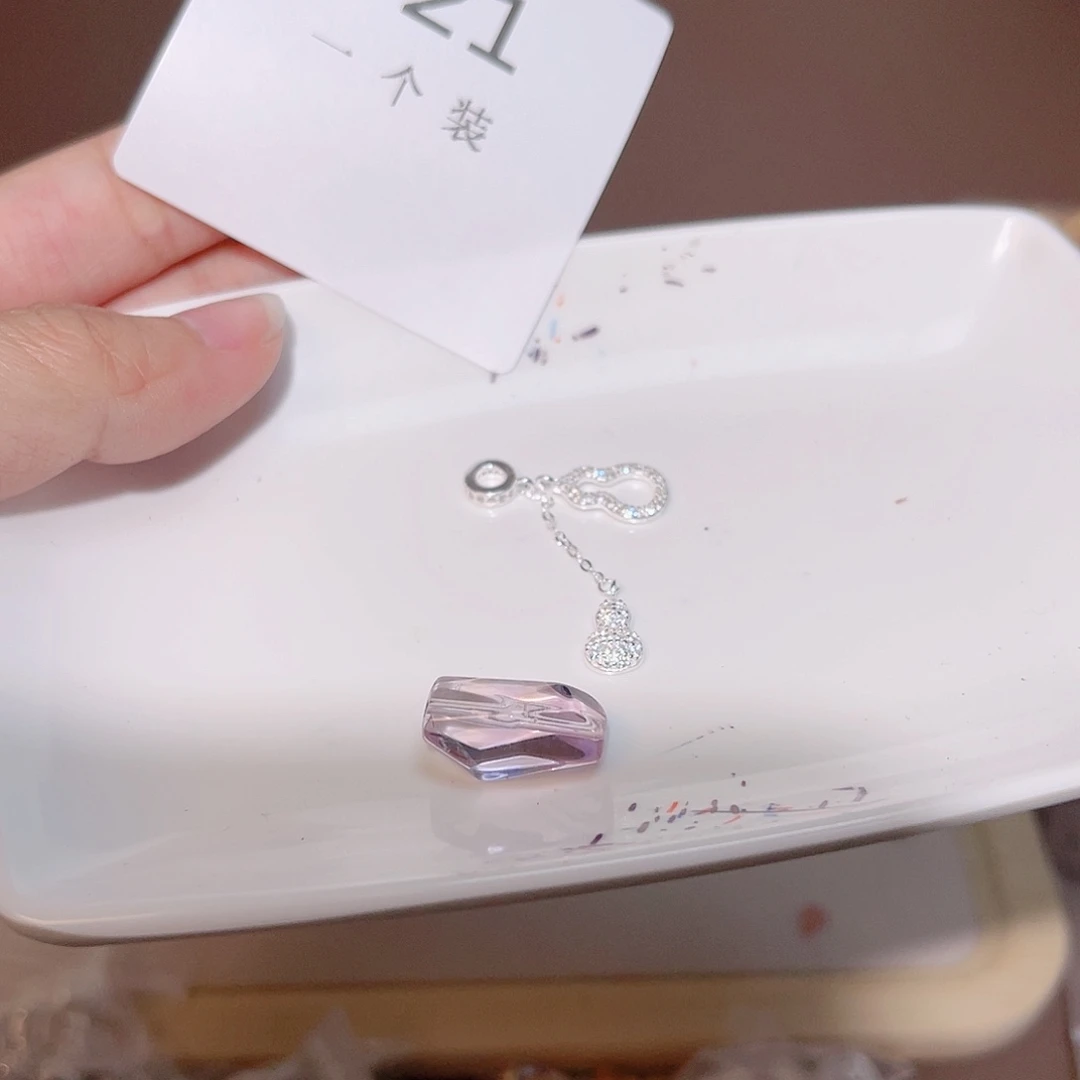 水晶珠宝半成品银S925镶嵌21