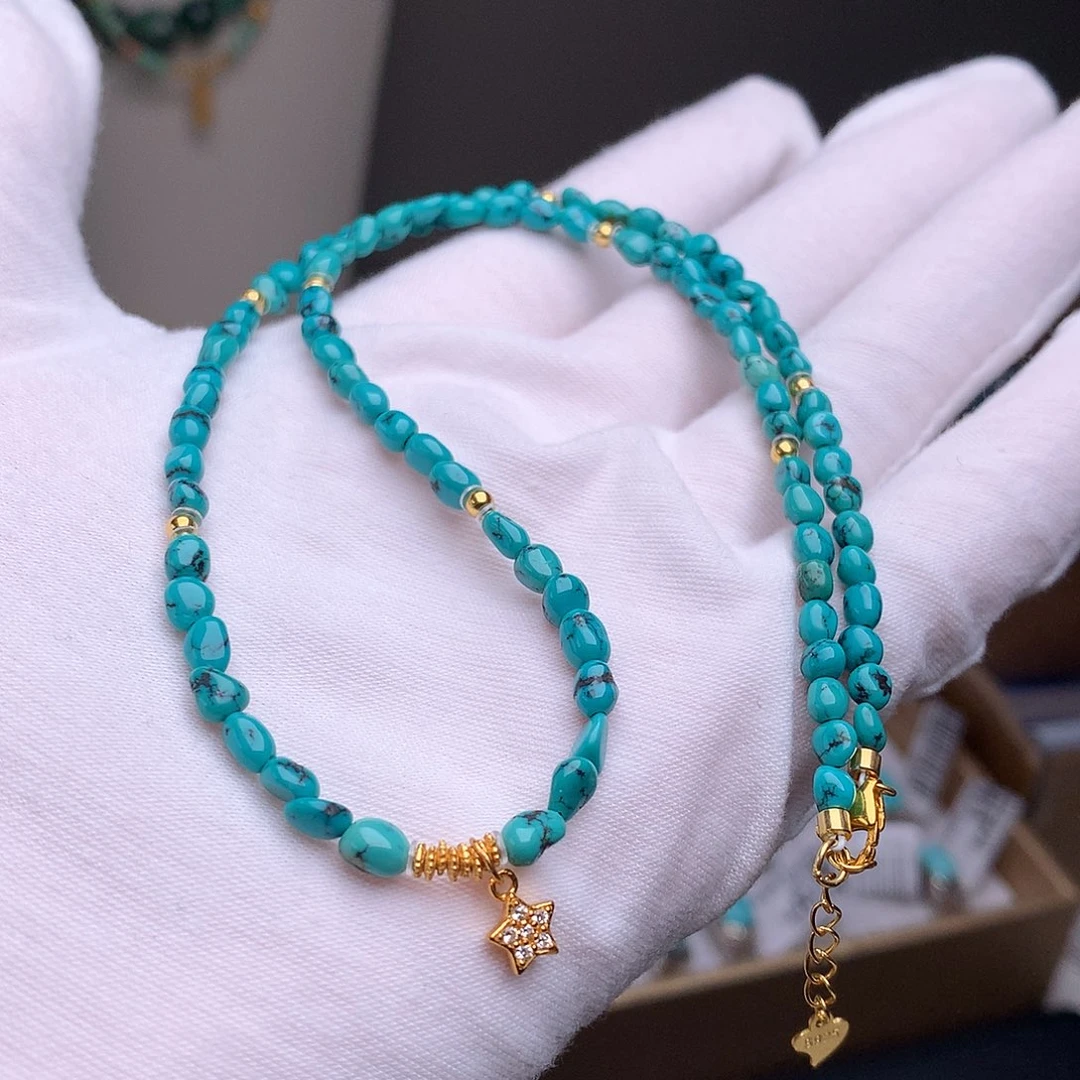 未镶嵌绿松石珠宝奇石