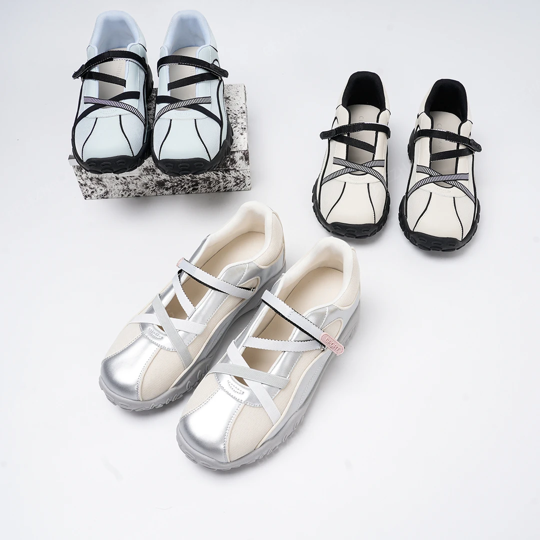 BELE ZHANG【少女芭蕾】法式玛丽珍圆头休闲舒适女单鞋-0814