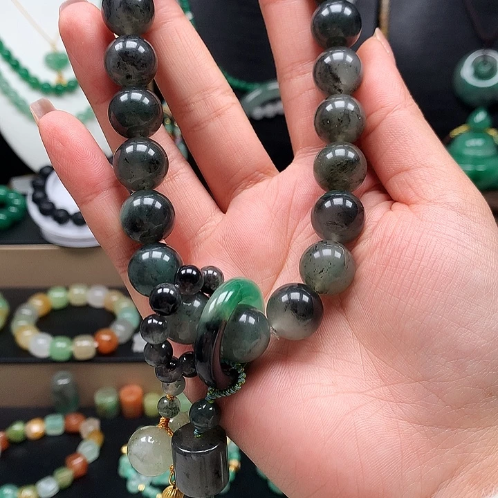 石英质玉未镶嵌手链