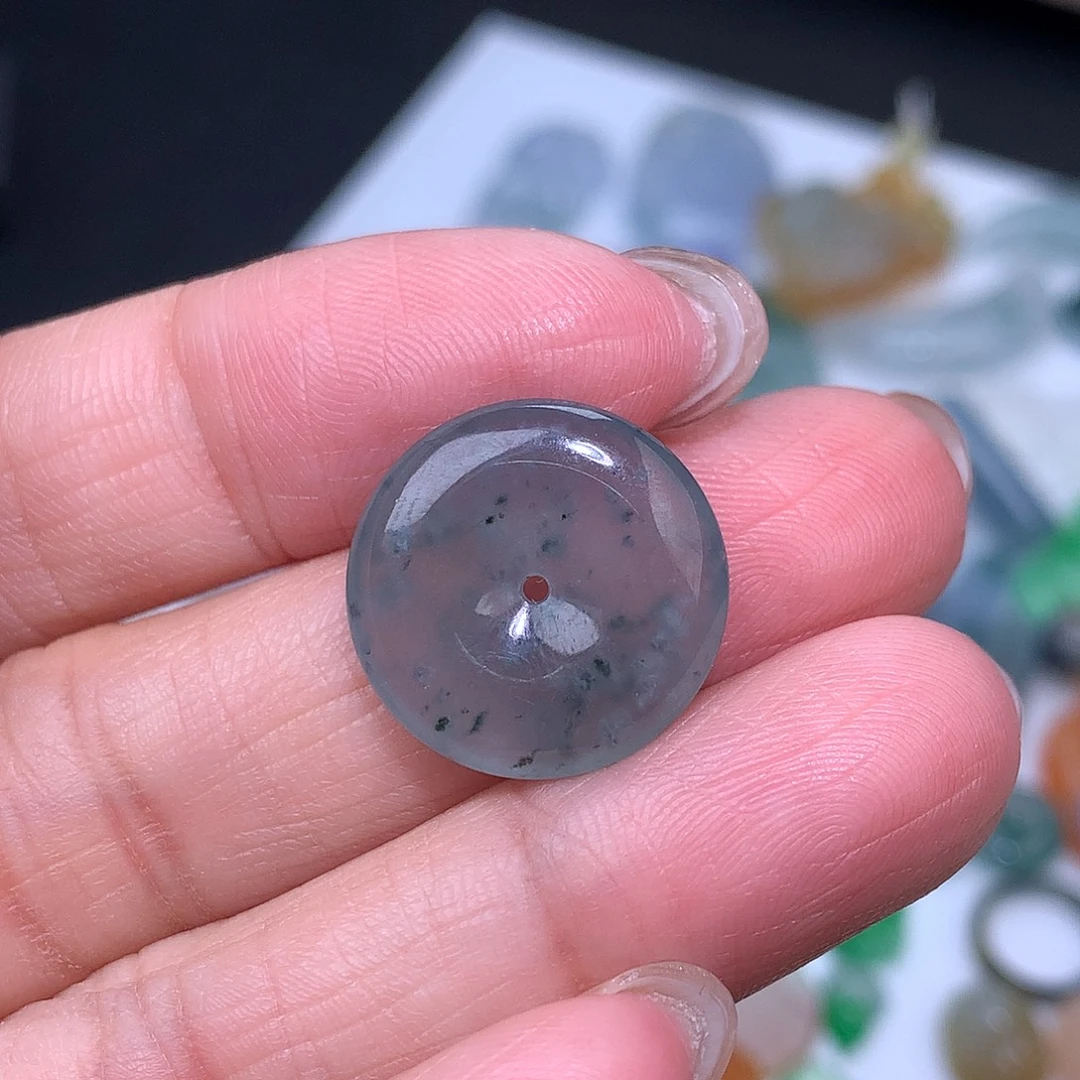 翡翠未镶嵌颈饰799